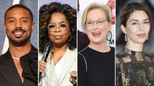 Michael B. Jordan, Oprah Winfrey, Meryl Streep, Sofia Coppola