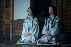 “SHOGUN” --  "A Stick of Time" -- Episode 7 (Airs April 2)  Pictured (L-R):   Moeka Hoshi as Usami Fuji, Anna Sawai as Toda Mariko.  CR: Katie Yu/FX