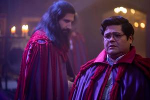 “WHAT WE DO IN THE SHADOWS” -- “Exit Interview” --  Season 5, Episode 10 (Airs August 31) — Pictured (L-R): Kayvan Novak as Nandor, Harvey Guillén as Guillermo.  CR: Russ Martin/FX