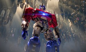 Chris Hemsworth (Orion Pax/Optimus Prime) stars in PARAMOUNT ANIMATION and HASBRO Present In Association with NEW REPUBLIC PICTURES A di BONAVENTURA PICTURES Production A TOM DESANTO / DON MURPHY Production A BAY FILMS Production “TRANSFORMERS ONE”