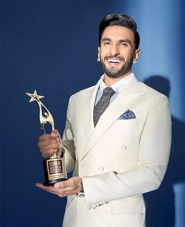 Ranveer Singh makes his swoon look neat in white tuxedo for SIIMA awards 2022