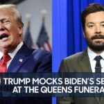 Fallon agrees with Trump on Biden's seat for Queen: funeral or classified docs, 'location is everything' (VIDEO)