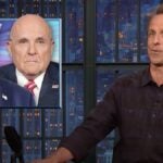 Seth Meyers relentlessly scoffs at Trump's 'loud complaint' revelations about Rudy Giuliani's bathroom smell (VIDEO)