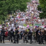 'Ban of our bodies' pro-abortion rights rally draws 50,000 protesters to Los Angeles