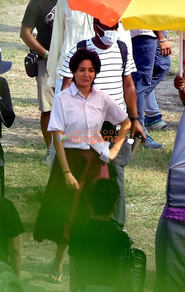 LEAK PHOTOS: Anushka Sharma has a bob as she shoots Chakda Xpress on Howrah