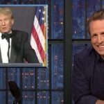 Seth Meyers mocks Trump after C-SPAN speech cuts: 'Network famous for showing large shots of empty chairs!'  (Video)