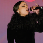 Sofia Carson and Diane Warren take the stage at Power Women Summit 2022 to perform their award-winning song 'Applause' (video)
