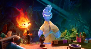 ELEMENTAL, Disney and Pixar’s all-new, original feature film releasing June 16, 2023, features the voices of Leah Lewis and Mamoudou Athie as Ember and Wade, respectively. In a city where fire-, water-, land-, and air-residents live together, this fiery young woman and go-with-the-flow guy are about to discover something elemental: how much they actually have in common. “Elemental” is directed by Peter Sohn and produced by Denise Ream. © 2022 Disney/Pixar. All Rights Reserved.