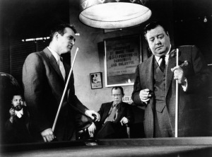 THE HUSTLER, Paul Newman,  Jackie Gleason, 1961, TM and Copyright 20th Century-Fox Film Corp. All Rights Reserved