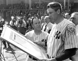 THE PRIDE OF THE YANKEES, Harry Harvey, Gary Cooper, 1942