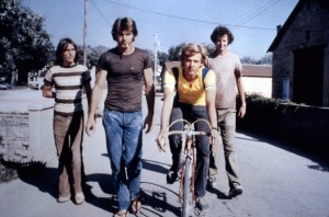 BREAKING AWAY, Jackie Earle Haley, Dennis Quaid, Dennis Christopher, Daniel Stern, 1979, TM and Copyright (c) 20th Century-Fox Film Corp. All Rights Reserved