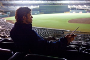 MONEYBALL, Brad Pitt, 2011. ph: Melinda Sue Gordon/©Columbia Pictures/courtesy Everett Collection