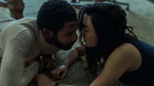 Donald Glover and Maya Erskine in "Mr. & Mrs. Smith"