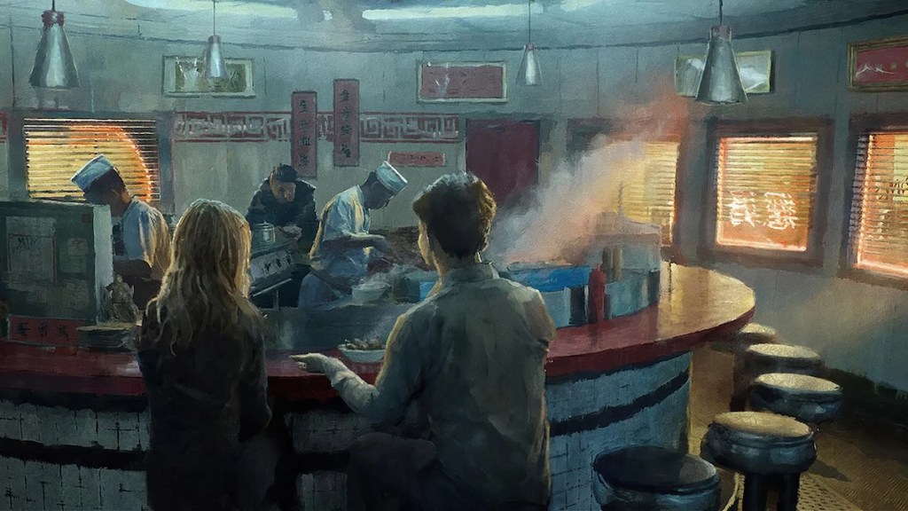 A Complete Unknown - sketch - diner